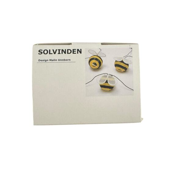 Retired Limited Edition IKEA Solvinden Honey Bee String Lights NIB - Picture 2 of 3